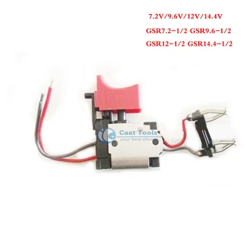 Broca elétrica de Controlo de Velocidade e Comutador de 7,2 V/9.6 V/14,4 V para BOSCH GSR7.2-1 GSR9.6-1 GSR7.2-2 GSR9.6-2 GSR12-1 GSR12-2 GSR14.4-2
