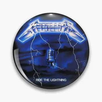 Ride The Lightning Hq Macio Botão Pin Bonito Criativo Emblema De Moda De Desenhos Animados Pin De Lapela Engraçado Metal Chapéu De Jóias De Mulheres Broche De Decoração